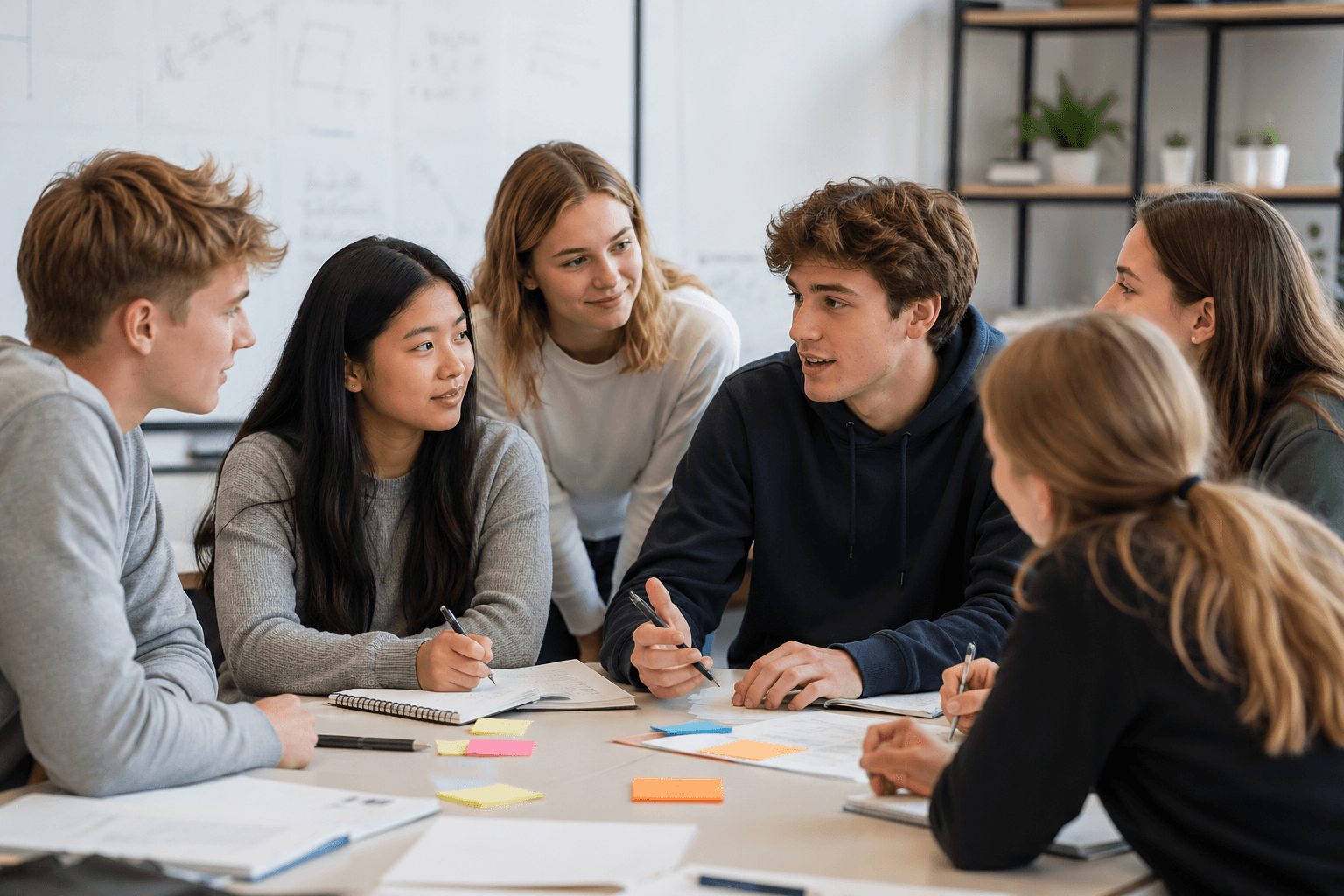 Students in a workshop