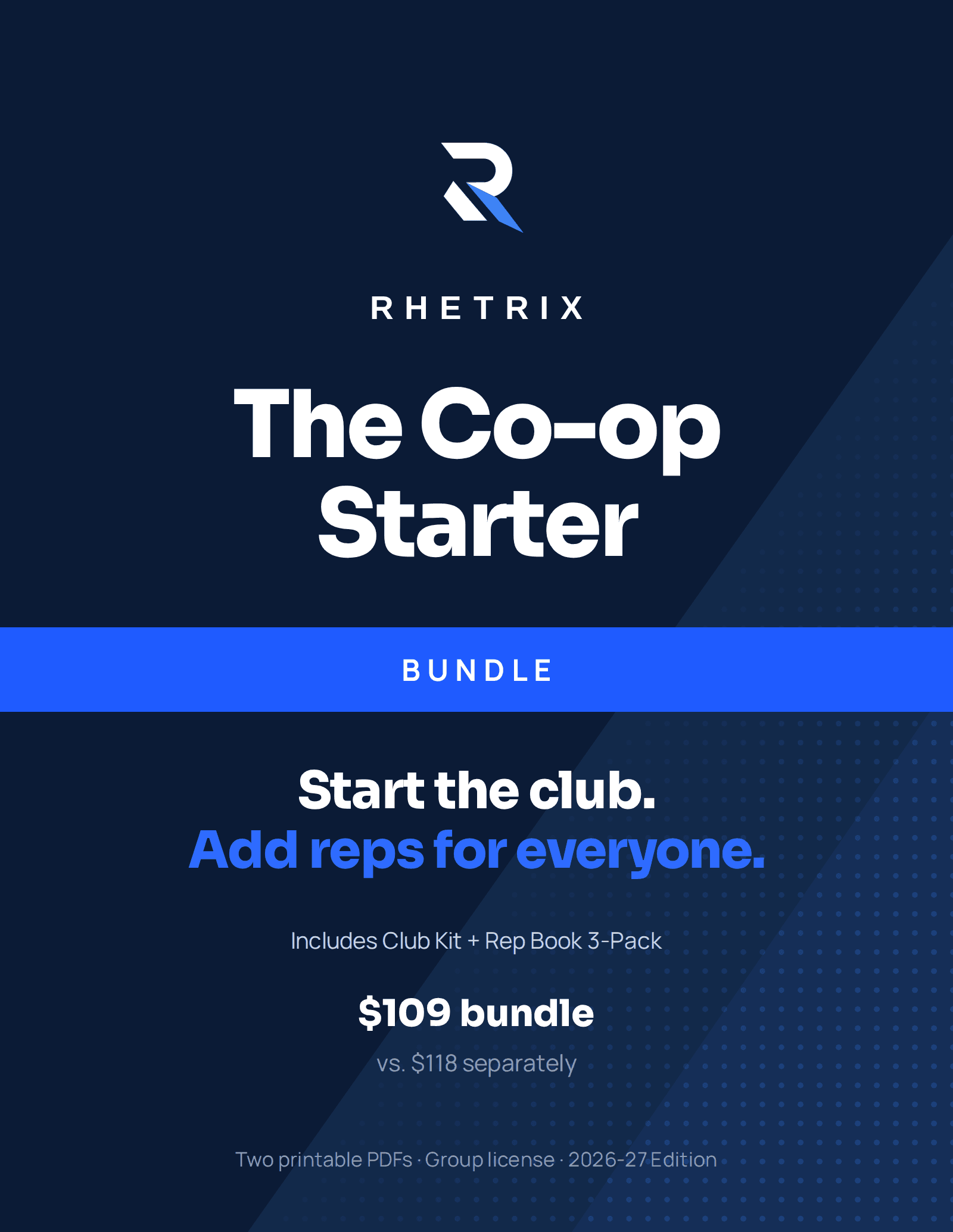 The Co-op Starter cover, 2026-27 Edition, printable PDF