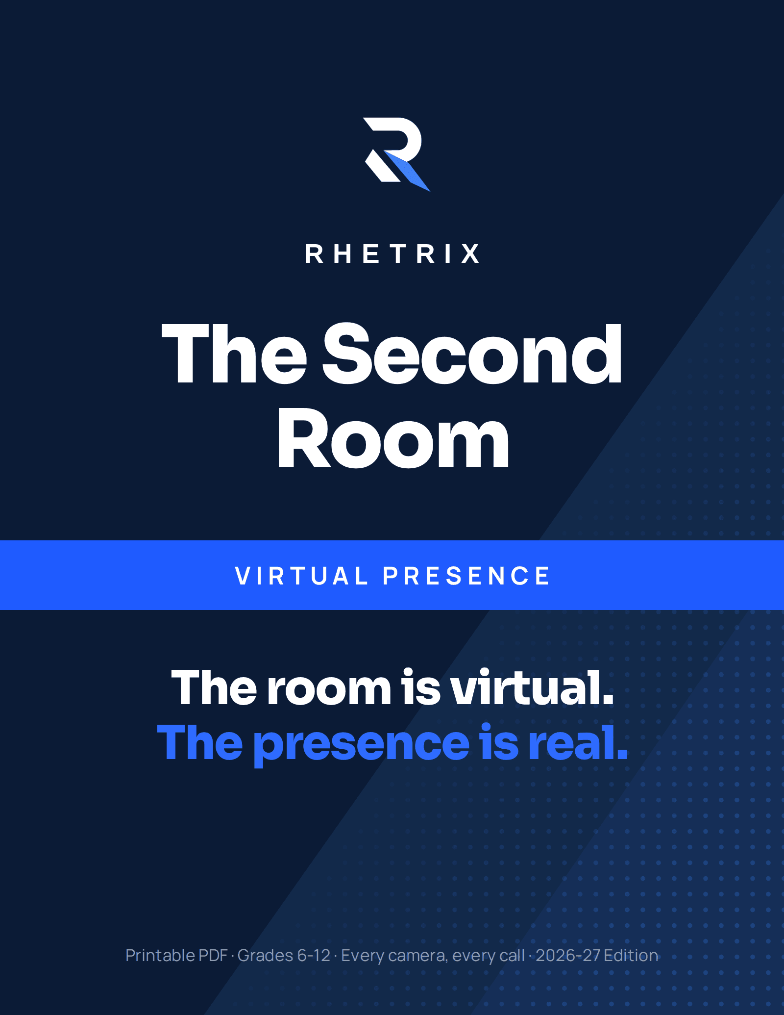 The Second Room cover, 2026-27 Edition, printable PDF